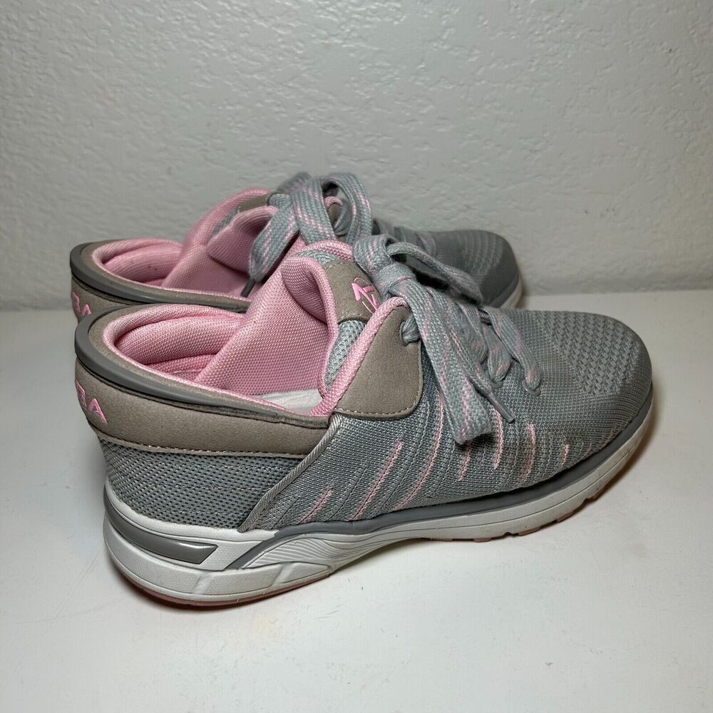 Zeba Handsfree Slip On Women's Pink Gray Mesh Walking Shoes Sneakers Size 7